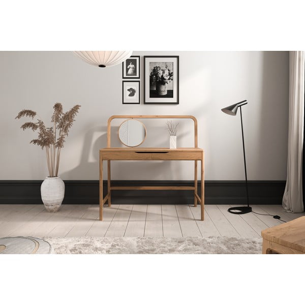 Tölgyfa fésülködőasztal 57x110 cm Twig – The Beds-image-1