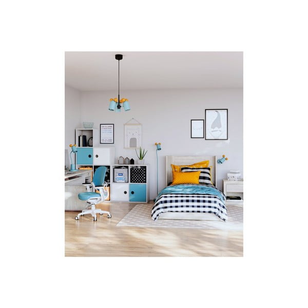 Világoskék állólámpa fém búrával (magasság 133,5 cm) Mouse – GTV-image-1