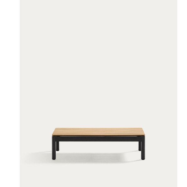 Teakfa kerti dohányzóasztal 57x91 cm Sorells – Kave Home-image-2