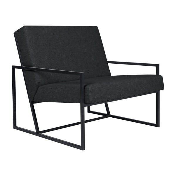 Geometric fekete fotel - BSL Concept