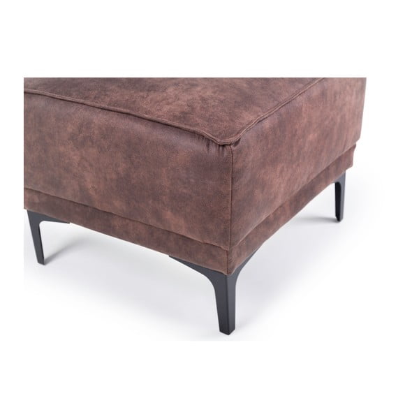 Barna bőrutánzat puff Copenhagen – Scandic-image-4