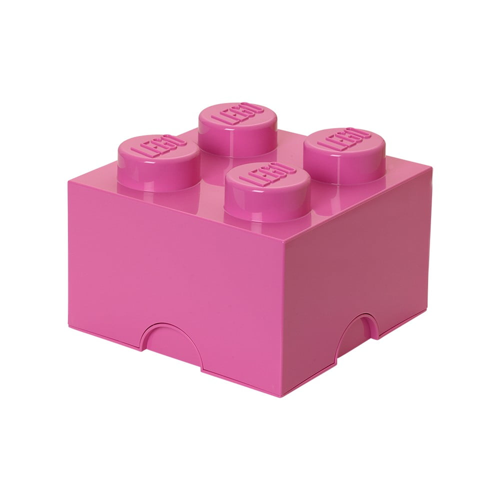 Rózsaszín négyszögletes tárolódoboz - LEGO®