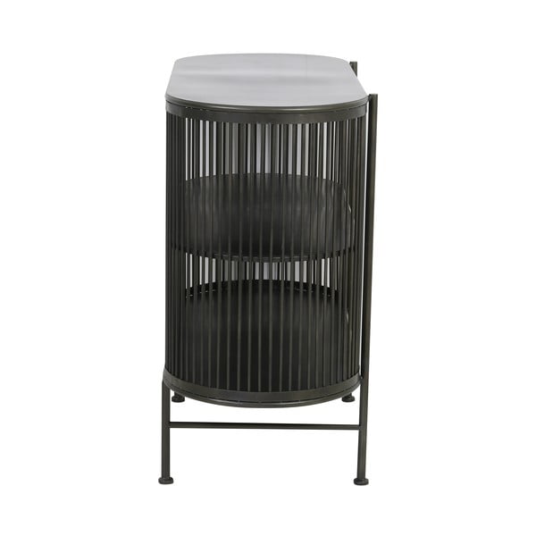 Fekete fém komód 100x80 cm Yinthe – Light & Living-image-4