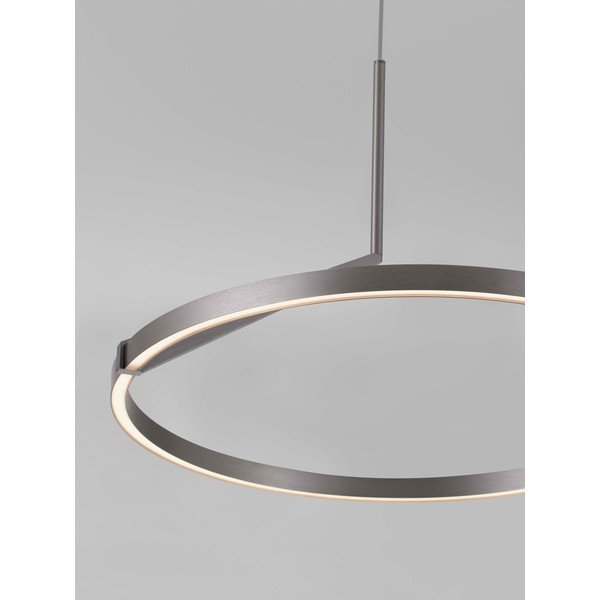 Ezüstszínű alumínium LED dimmelhető függőlámpa ø 60 cm Tilia – Nova Luce-image-2