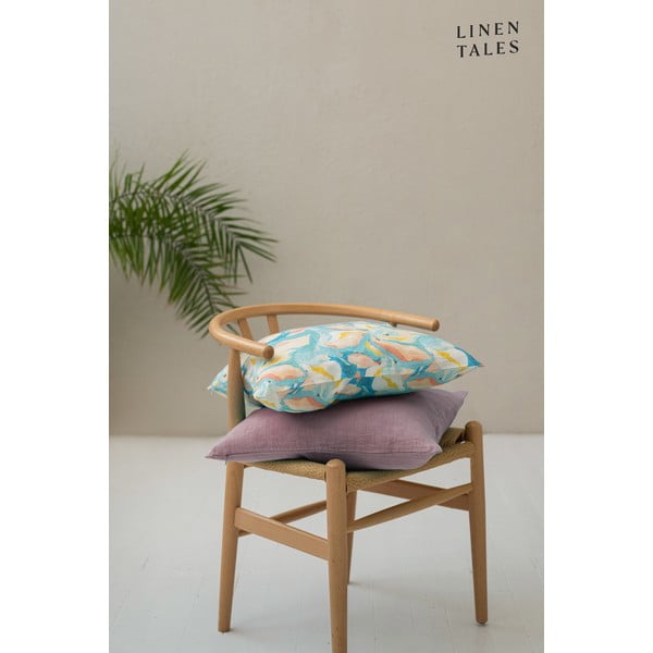 Len párnahuzat 40x40 cm Ashes of Roses – Linen Tales-image-1