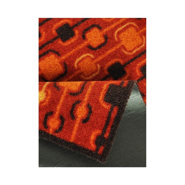 Design Funky Red Terra piros lábtörlő, 120 x 200 cm - Zala Living-image-2