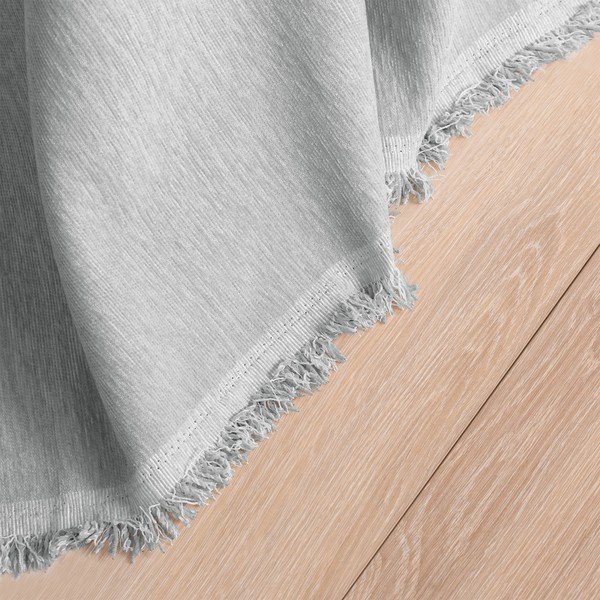 Világosszürke zsenília ágytakaró 220x240 cm Talo – Filumi-image-3