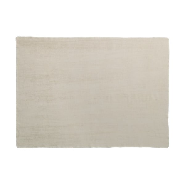 Szürkésbézs gyapjúkeverék takaró 140x200 cm Ylva Dark Linen – Pappelina-image-2