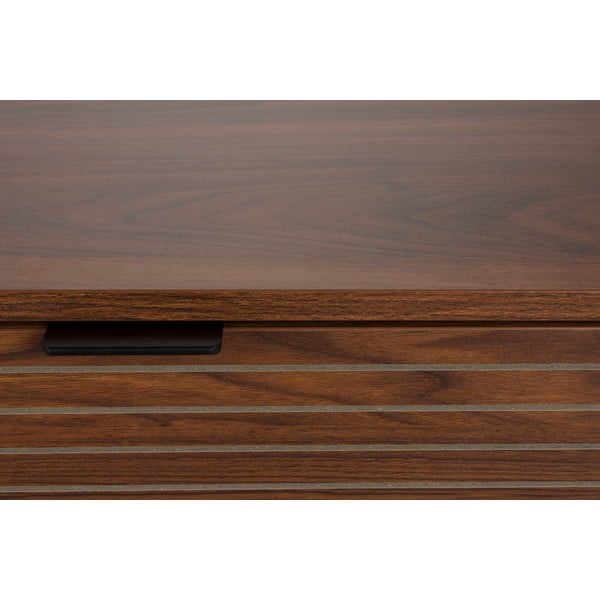 Barna komód diófa dekorral 110x74x40 cm Stripes – White Label-image-4