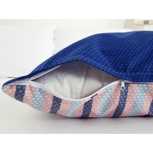 Kék egyszemélyes krepp ágyneműhuzat 140x200 cm Top Class – B.E.S.-image-1