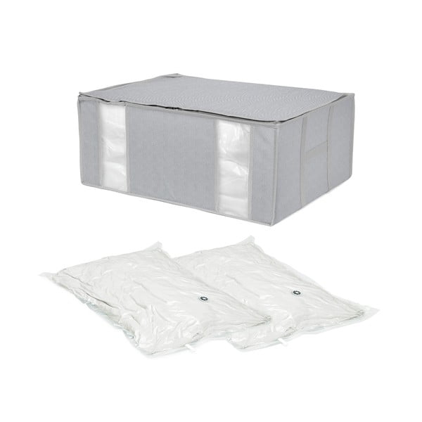 Vákuumos megerősített textil ruhatároló doboz Boston – Compactor-image-2