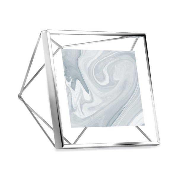 Prisma ezüstszínű fényképkeret, 10 x 10 cm - Umbra-image-2
