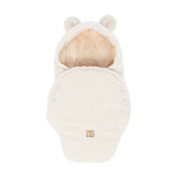 Krémszínű sherpa babapólya 45x80 cm – Meowbaby