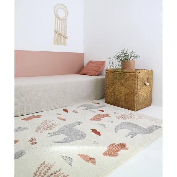 Krémszínű gyerek szőnyeg 120x170 cm Andina by Mon Petit Art – Nattiot-image-3