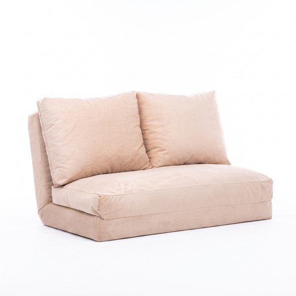 Krémszínű kinyitható kanapé 120 cm Taida – Balcab Home