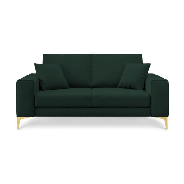 Basel zöld kétszemélyes kanapé - Cosmopolitan Design