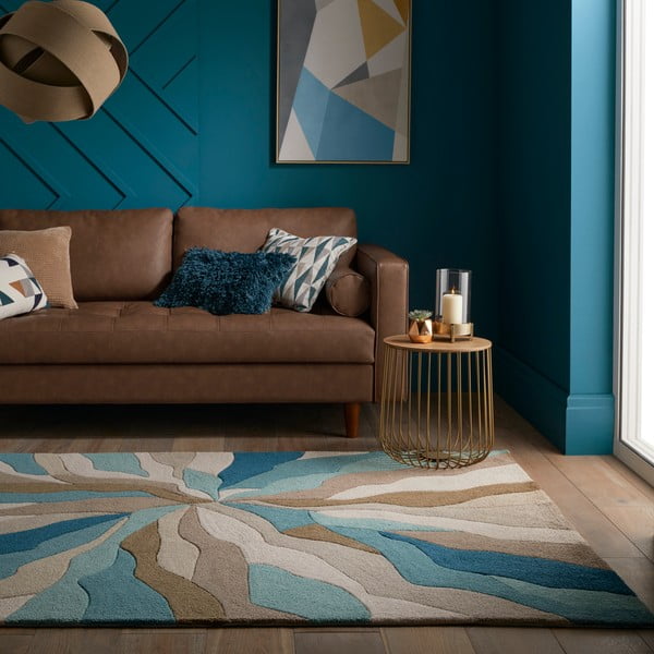 Türkiz szőnyeg 170x120 cm Zest Infinite - Flair Rugs-image-1