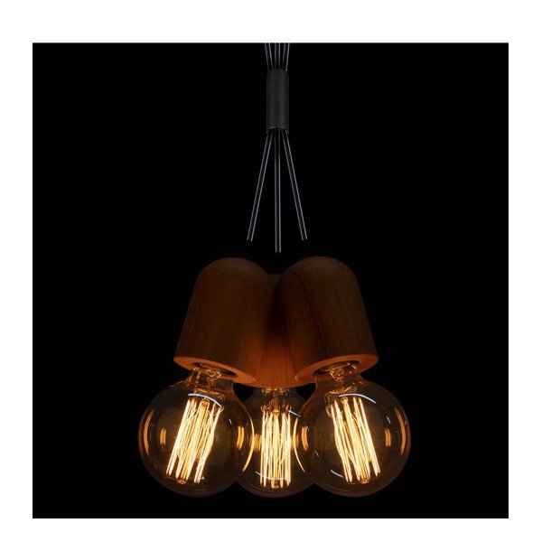 Fekete-natúr színű függőlámpa Tahiti – Squid Lighting-image-2