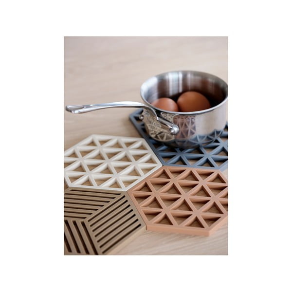 Triangles szürke szilikon edényalátét - Zone-image-3