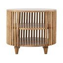 Natúr színű mangófa kerek dohányzóasztal ø 60 cm Sali – Bloomingville