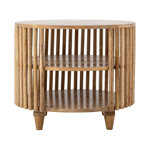 Natúr színű mangófa kerek dohányzóasztal ø 60 cm Sali – Bloomingville