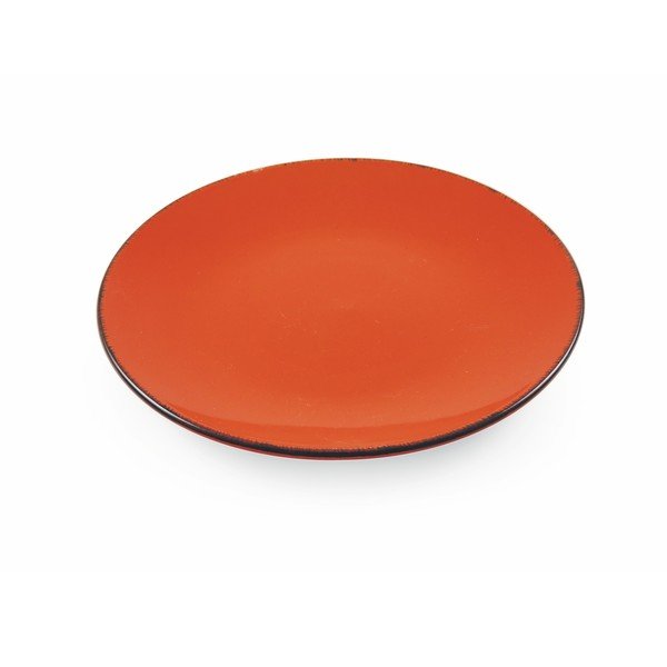 Baita narancssárga agyagkerámia tányérszett, 6 darab, ⌀ 18,5 cm - Villa d'Este