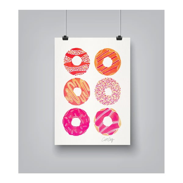 Dozen Donuts by Cat Coquillette 30 x 42 cm-es plakát