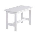 Baby fehér gyerekasztal tömör borovi fenyőből - Pinio