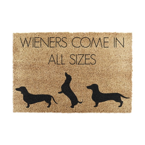 Weiners Come In All Sizes lábtörlő, 40 x 60 cm - Artsy Doormats
