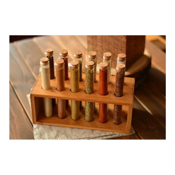 Vanilla 12 db kémcső állvánnyal - Bambum-image-4