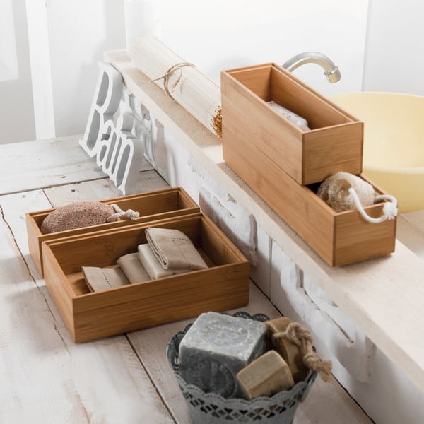 Woody bambusz rendszerező, 30 x 15 x 6,35 cm - Compactor-image-2