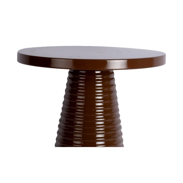 Fém kerek tárolóasztal ø 40 cm Catania Ribbed – Leitmotiv-image-2