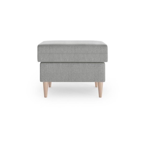 Aubrieta szürke puff, 60 x 45 cm - Mazzini Sofas-image-2