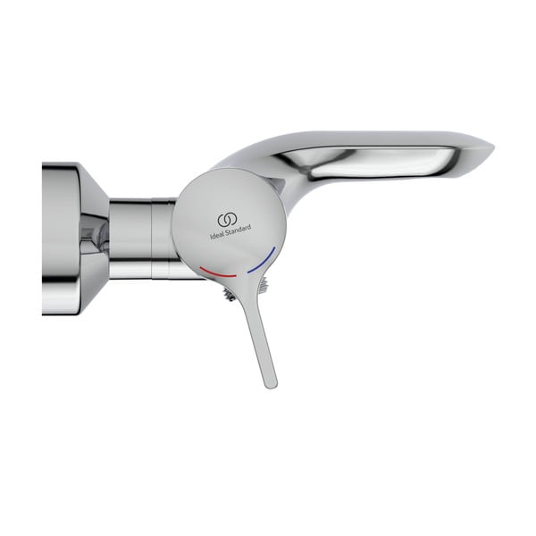 Fényes ezüstszínű csaptelep fürdőkádhoz, fali Melange – Ideal Standard-image-3