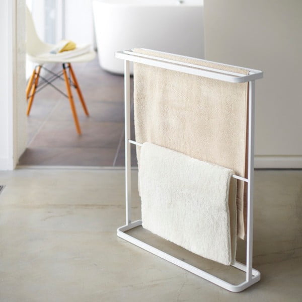 Tower fehér törölközőtartó állvány - YAMAZAKI-image-1