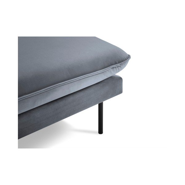 Vienna szürke bársony heverő, jobb oldali - Cosmopolitan Design-image-4
