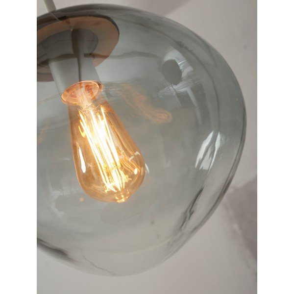 Szürke függőlámpa üveg búrával ø 12 cm Helsinki – it's about RoMi-image-3