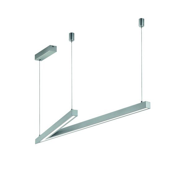 Szürke LED függőlámpa hangvezérléssel-mobil alkalmazás vezérléssel, fém búrával Cicanto – CINQUE-image-3