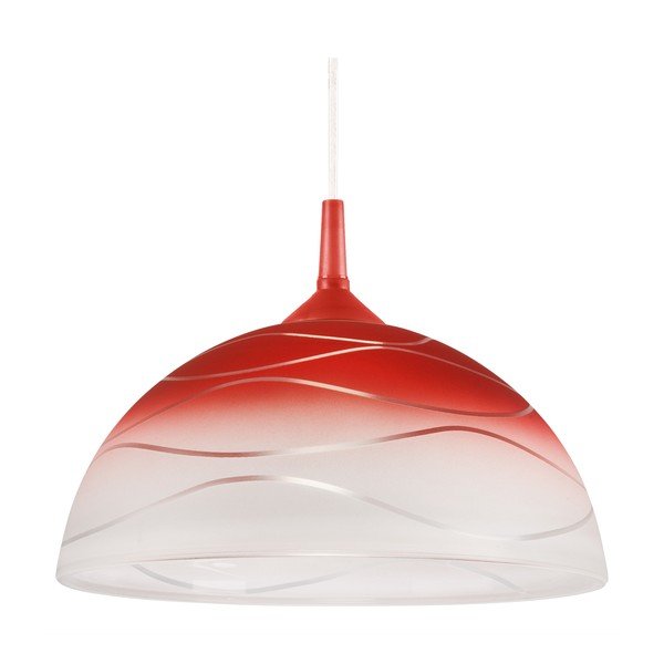 Piros függőlámpa ø 30 cm Sfera – LAMKUR-image-4
