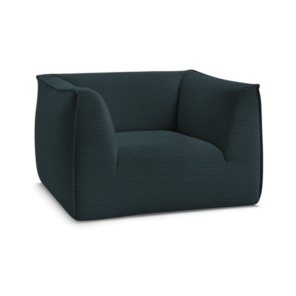 Sötétkék kordbársony fotel Giorgia – Bobochic Paris