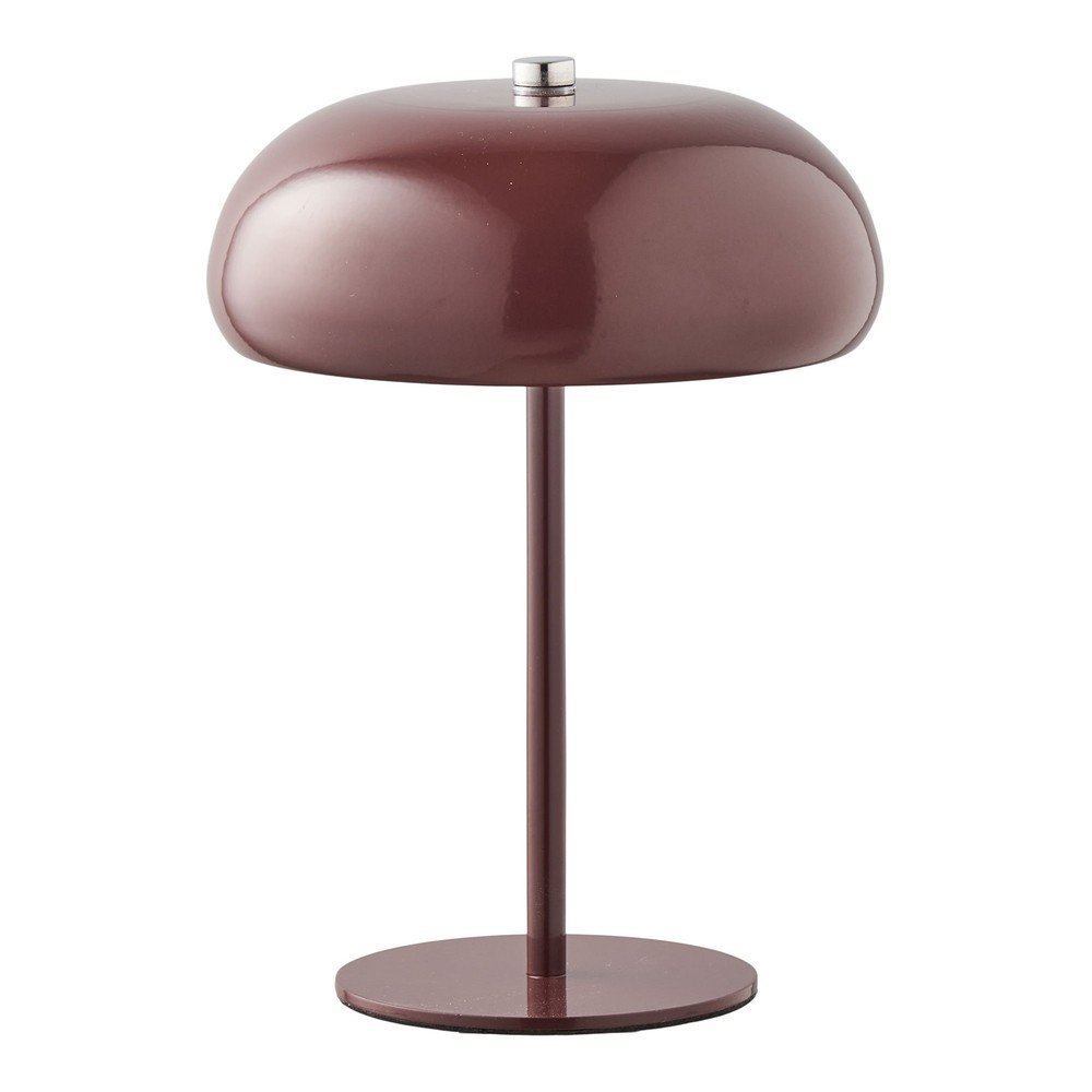 Borvörös fém asztali lámpa (magasság 23 cm) Margate – House Nordic