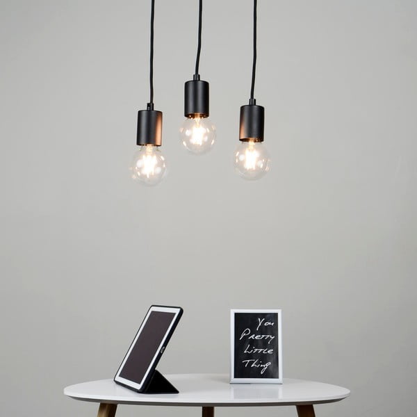 Cero Basic fekete háromágú függőlámpa - Sotto Luce-image-1