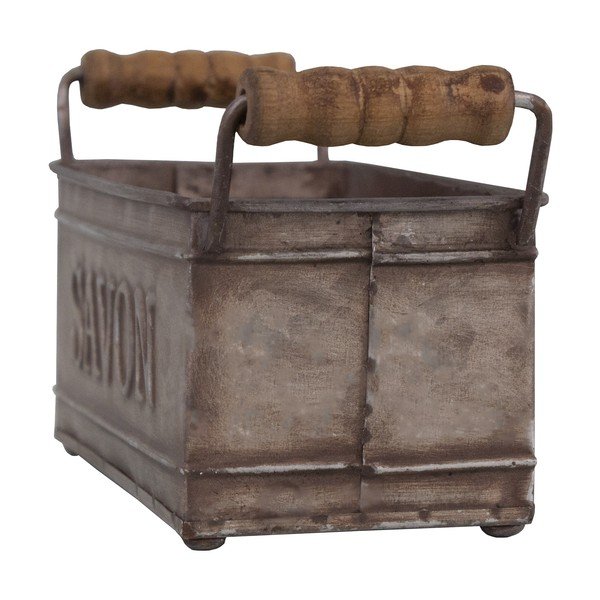 Sötétszürke fém szappantartó – Antic Line-image-1