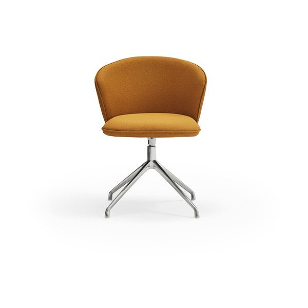 Mustársárga kárpitozott étkezőfotel szett 2 db-os Add – Teulat-image-1