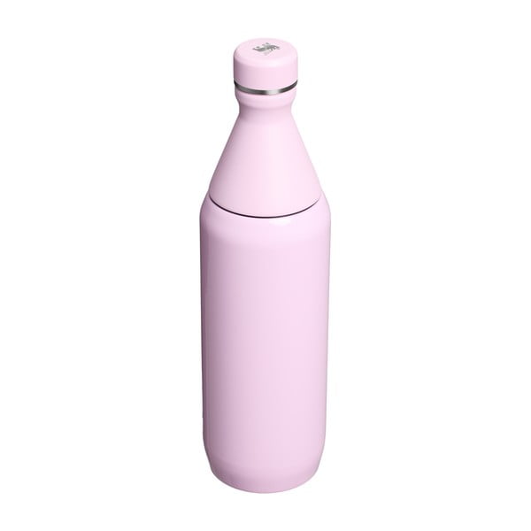 Rózsaszín rozsdamentes acél termopalack 600 ml All Day Slim Bottle Cherry Blossom Gloss – Stanley-image-1