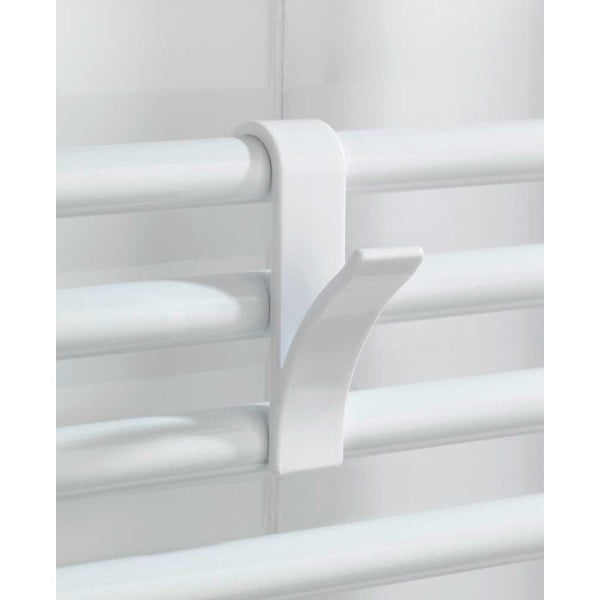 Fehér függő műanyag akasztó szett 2 db-os – Wenko-image-2