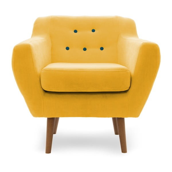 Kelly sárga fotel - Vivonita