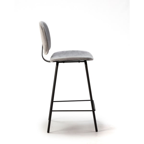 Világosszürke bárszék szett 2 db-os (ülésmagasság 66 cm) Arus – Marckeric-image-4