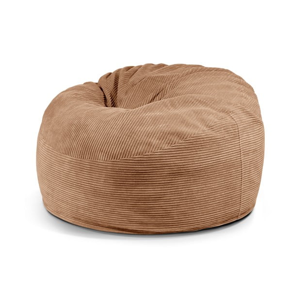 Barna kordbársony babzsákfotel Om 110 – SLOWDOWN