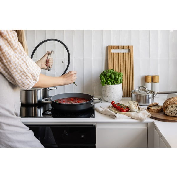 Serpenyő fedővel-kerámia felülettel ø 28 cm tegame Meda 3.0 – FABINI-image-4